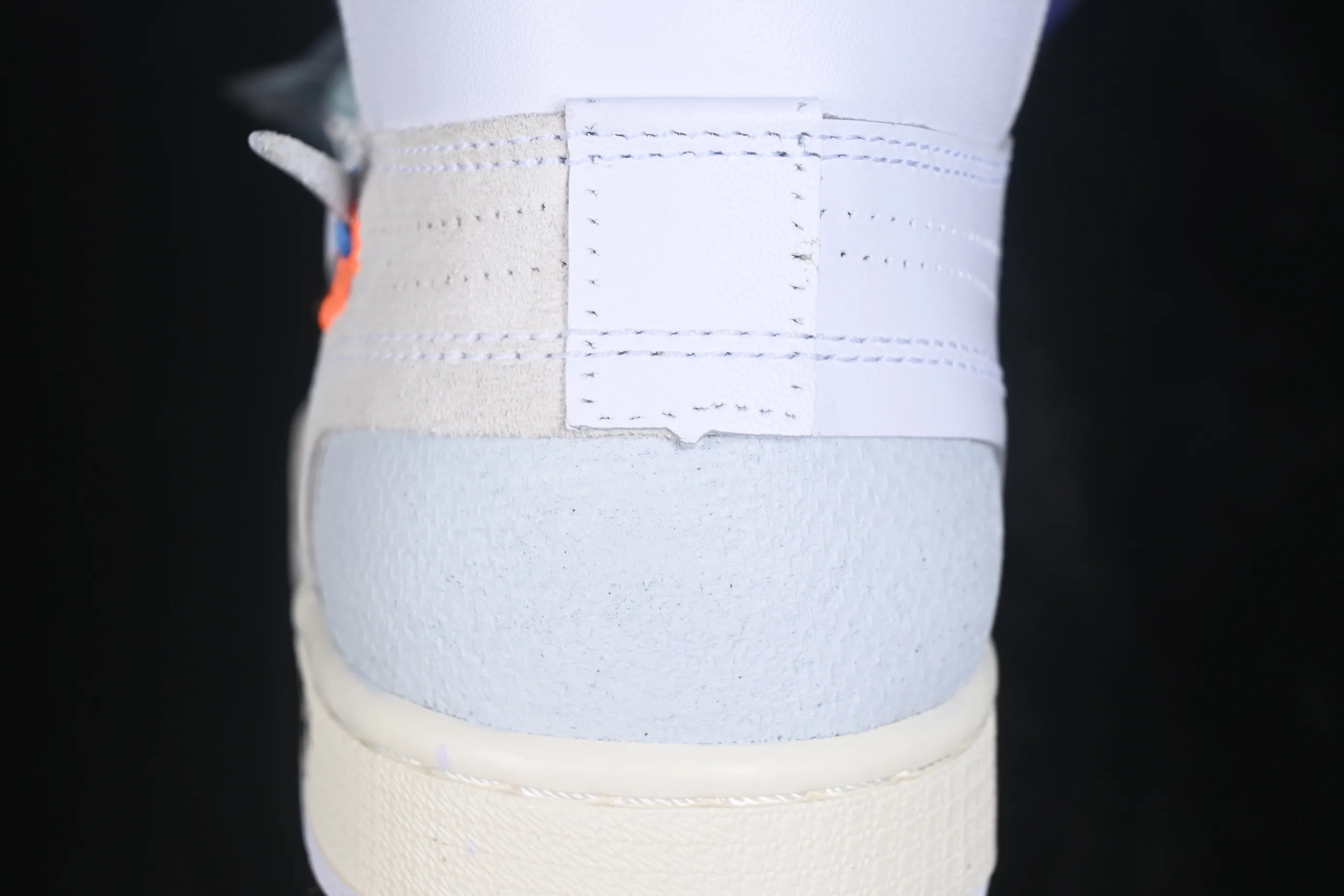 All categories Air Jordan Jordan series basketball shoes Air Jordan 1 High Off White x Air Jordan OW AJ1 Joe 1 joint white high-top basketball shoes AA3834-100